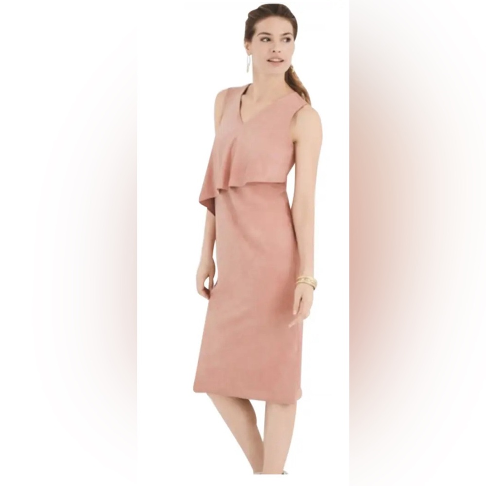 Chico’s Black Label Faux Suede Dress